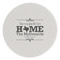 Home State Round Stone Trivet - Front View