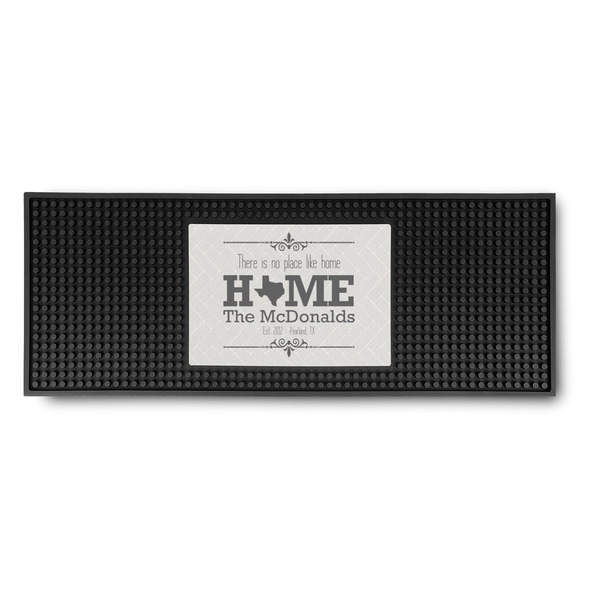 Custom Home State Rubber Bar Mat (Personalized)