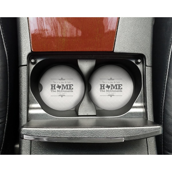 Home State Sandstone Car Coaster - In Cup Holder