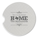 Home State Sandstone Car Coaster - Single (Personalized)