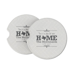 Home State Sandstone Car Coasters (Personalized)