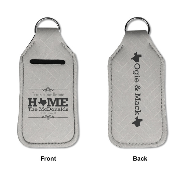 Home State Sanitizer Holder Keychain - Large APPROVAL (Flat)