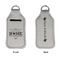 Home State Sanitizer Holder Keychain - Large APPROVAL (Flat)
