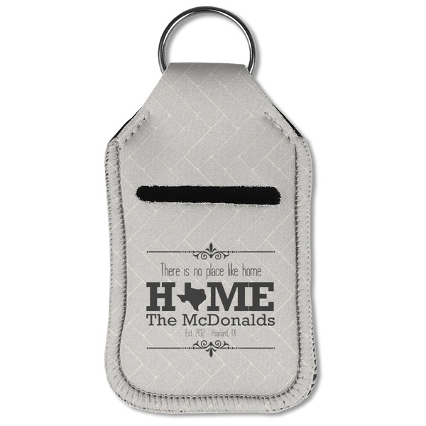 Home State Sanitizer Holder Keychain - Small (Front Flat)