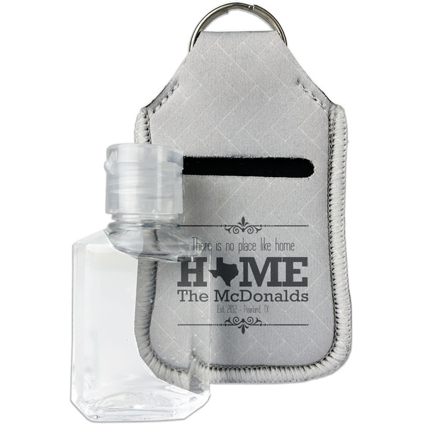 Custom Home State Hand Sanitizer & Keychain Holder (Personalized)