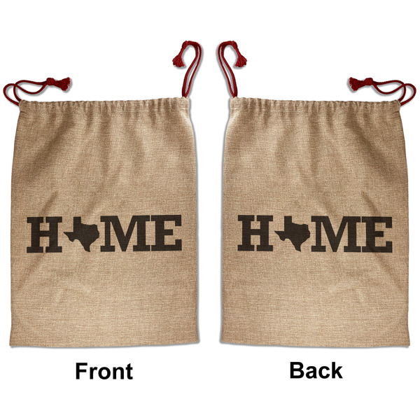 Home State Santa Bag - Front and Back