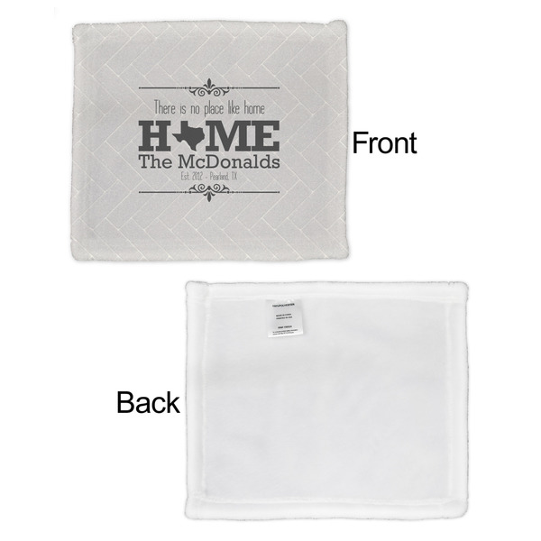Home State Security Blanket - Front & White Back View