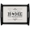 Home State Black Wooden Tray - Large (Personalized)