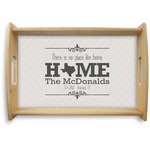 Home State Natural Wooden Tray - Small (Personalized)
