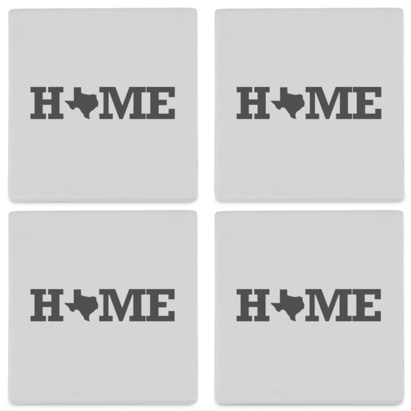 Home State Set of 4 Sandstone Coasters - See All 4 View
