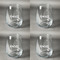 Home State Set of Four Personalized Stemless Wineglasses (Approval)