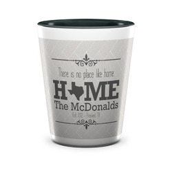 Home State Ceramic Shot Glass - 1.5 oz - Two Tone - Set of 4 (Personalized)
