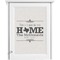 Home State Single White Cabinet Decal