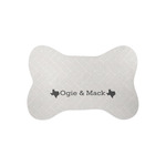 Home State Bone Shaped Dog Food Mat (Small) (Personalized)