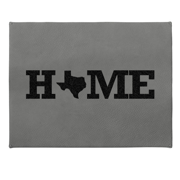 Home State Small Engraved Gift Box with Leather Lid - Approval