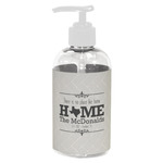 Home State Plastic Soap / Lotion Dispenser (8 oz - Small - White) (Personalized)
