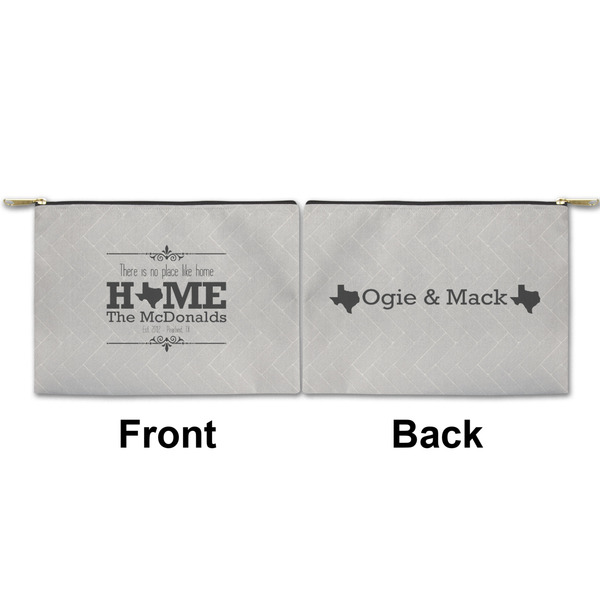 Home State Small Zipper Pouch Approval (Front and Back)