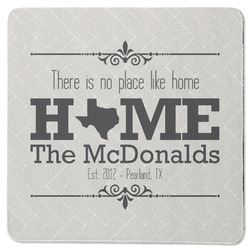 Home State Square Rubber Backed Coaster (Personalized)