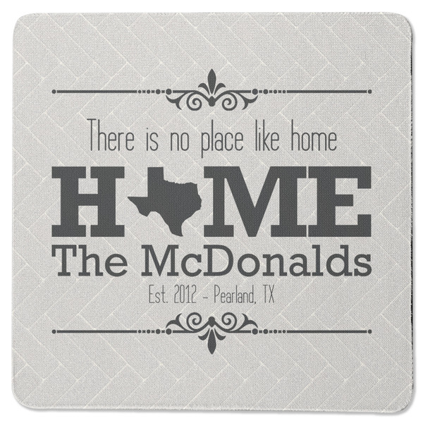 Home State Square Coaster Rubber Back - Single