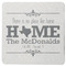 Home State Square Rubber Backed Coaster (Personalized)