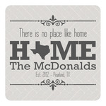 Home State Square Decal - Large (Personalized)