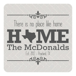 Home State Square Decal - Small (Personalized)