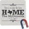 Home State Square Fridge Magnet (Personalized)