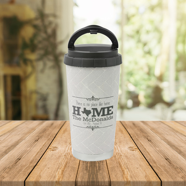 Home State Stainless Steel Travel Cup Lifestyle