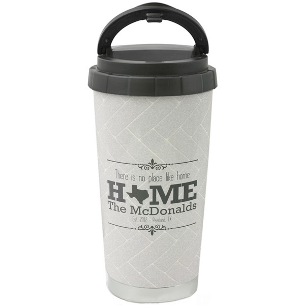 Custom Home State Stainless Steel Coffee Tumbler (Personalized)