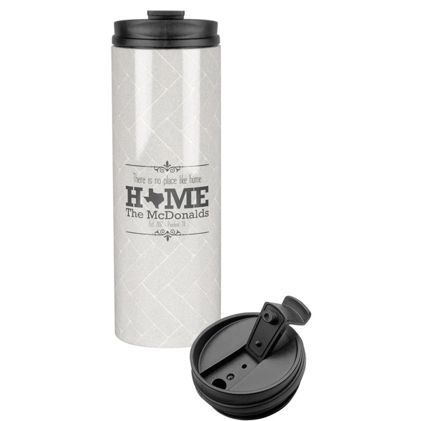Custom Home State Stainless Steel Skinny Tumbler (Personalized)