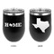 Home State Stainless Wine Tumblers - Black - Double Sided - Approval