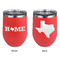 Home State Stainless Wine Tumblers - Coral - Double Sided - Approval