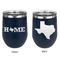 Home State Stainless Wine Tumblers - Navy - Double Sided - Approval
