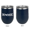 Home State Stainless Wine Tumblers - Navy - Single Sided - Approval