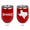Home State Stainless Wine Tumblers - Red - Double Sided - Approval