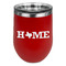 Home State Stainless Wine Tumblers - Red - Double Sided - Front