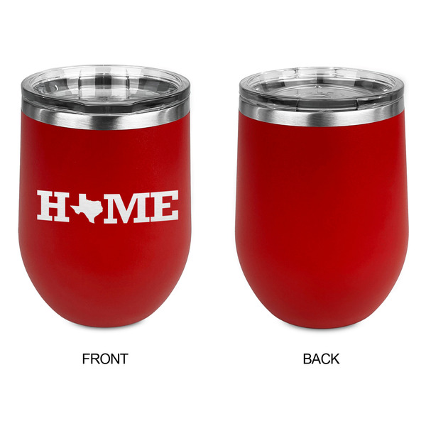 Home State Stainless Wine Tumblers - Red - Single Sided - Approval