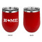 Home State Stainless Wine Tumblers - Red - Single Sided - Approval