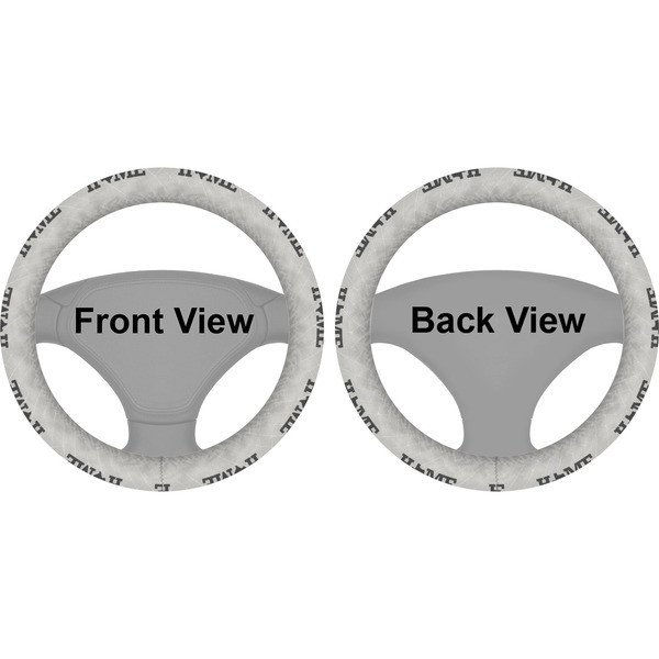 Home State Steering Wheel Cover- Front and Back