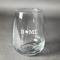 Home State Stemless Wine Glass (Single) (Personalized)