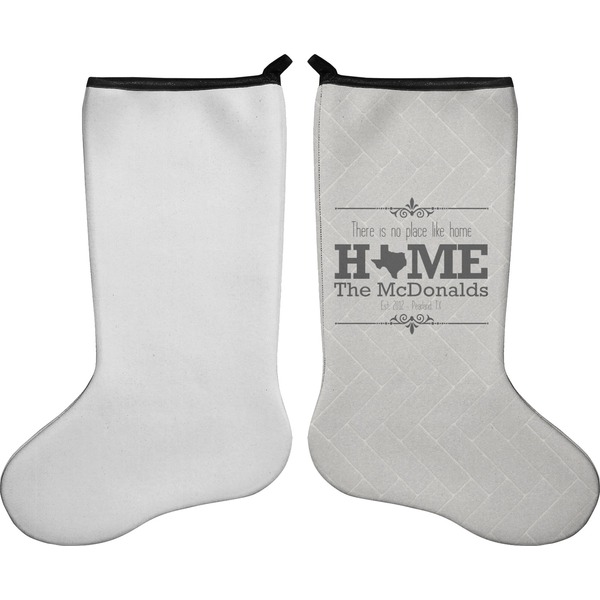 Home State Stocking - Single-Sided - Approval