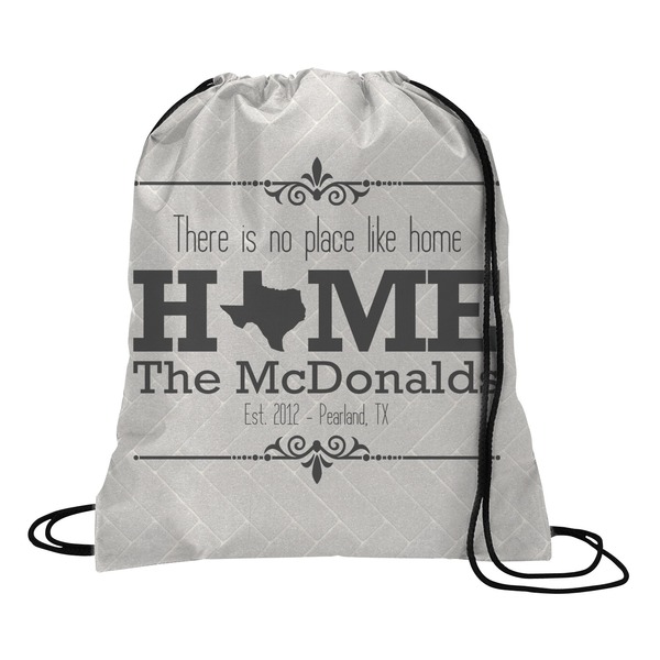 Custom Home State Drawstring Backpack - Medium (Personalized)