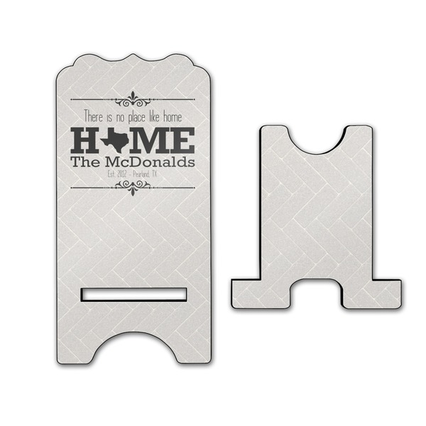 Home State Stylized Phone Stand - Front & Back - Large