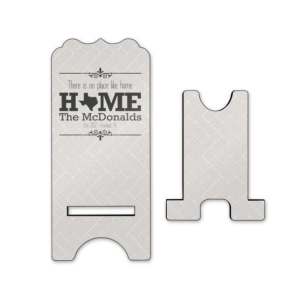 Home State Stylized Phone Stand - Front & Back - Small