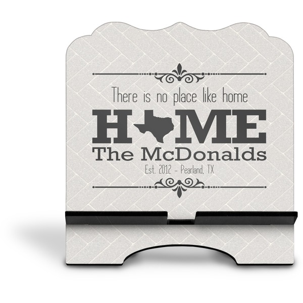 Home State Stylized Tablet Stand - Front without iPad