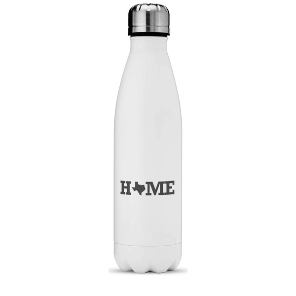 Custom Home State Water Bottle - 17 oz. - Stainless Steel - Full Color Printing (Personalized)