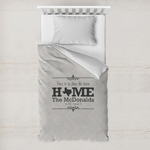 Home State Toddler Duvet Cover w/ Name or Text