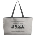 Home State Beach Totes Bag - w/ Black Handles (Personalized)