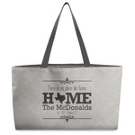 Home State Beach Totes Bag - w/ Black Handles (Personalized)