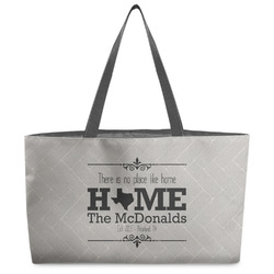 Home State Beach Totes Bag - w/ Black Handles (Personalized)